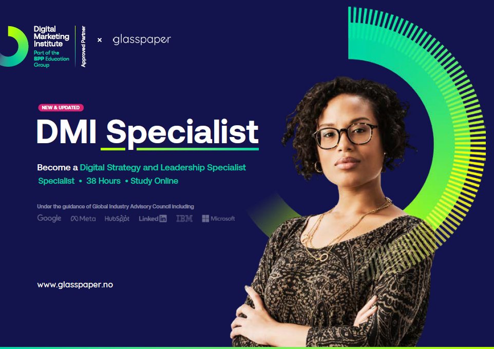 certified digital strategy and planning specialist kurs brosjyre