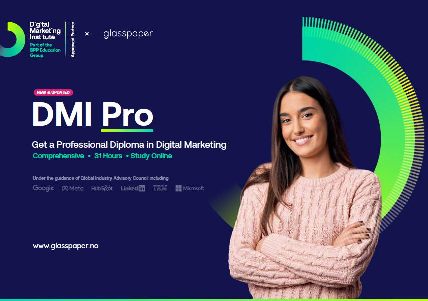 certified digital marketing professional kurs brosjyre